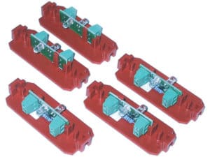 SET LAMPEGGIANTI PER ASTA CON BORDO IN GOMMA