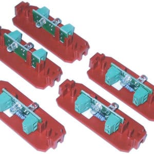 SET LAMPEGGIANTI PER ASTA CON BORDO IN GOMMA