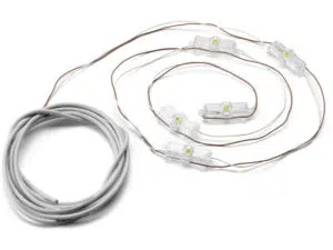 SET LAMPEGGIANTI PER ASTA IN ALLUMINIO
