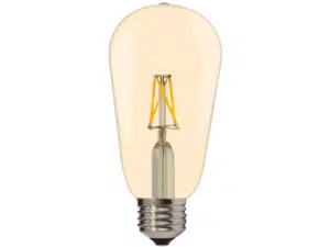 LAMPADINA LED DECO A FILAMENTO E27 LUCE CALDA 4W 220V