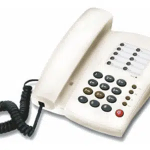 TELEFONO STANDARD CON VIVAVOCE BIANCO