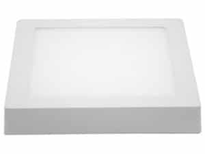 PLAFONIERA QUADRA DA SUPERFICIE A LED LUCE CALDA 12W 220V