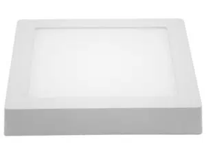 PLAFONIERA QUADRA DA SUPERFICIE A LED LUCE CALDA 12W 220V
