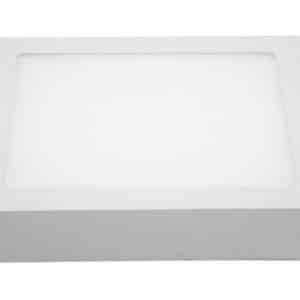 PLAFONIERA QUADRA DA SUPERFICIE A LED LUCE CALDA 18W 220V