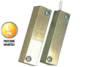CONTATTO MAGNETICO ANTIMASCHERAMENTO A VISTA IN ALLUMINIO