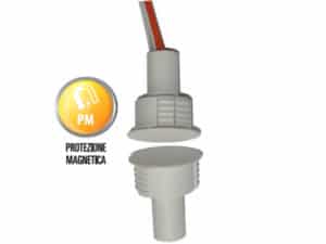 CONTATTO MAGNETICO ANTIMASCHERAMENTO DA INCASSO IN PLASTICA