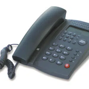 TELEFONO DEDICATO CON DISPLAY E VIVAVOCE NERO
