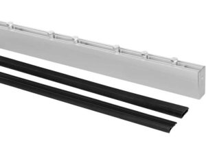 ATTACCO A PINZA PER ANTA IN CRISTALLO FINO A 1000 mm