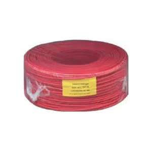 CAVO ANTINCENDIO SCHERMATO TWISTATO ROSSO 2x0,50 IN MATASSA