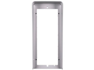 VISIERA IN ALLUMINIO PER PULSANTIERA CON 2 MODULI VERTICALI