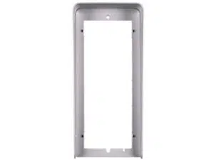 VISIERA IN ALLUMINIO PER PULSANTIERA CON 2 MODULI VERTICALI