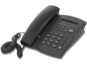 TELEFONO STANDARD CON DISPLAY E VIVAVOCE NERO