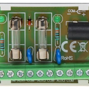 SCHEDA DISTRIBUZIONE ALIMENTAZIONI 2 FUSIBILI