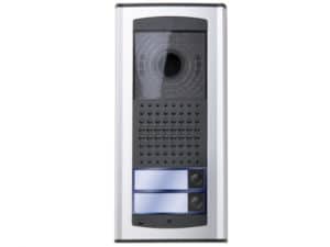 TARGA DA PARETE CON 2 PULSANTI DI CHIAMATA CON GRUPPO AUDIO