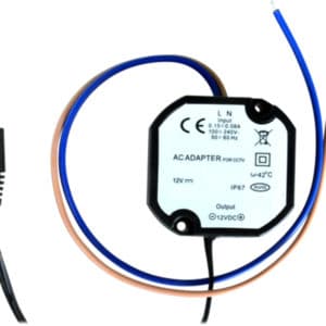 ALIMENTATORE 12V 1Ah STABILIZZATO RESINATO