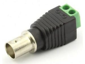 CONNETTORE BNC FEMMINA A MORSETTI