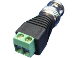 CONNETTORE BNC MASCHIO A MORSETTI