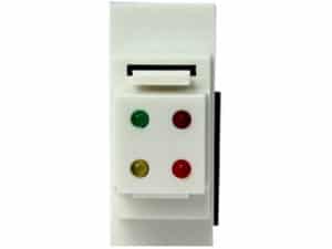 LETTORE SERIALE DI PROSSIMITA A LED DA INCASSO BIANCO