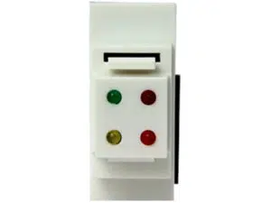 LETTORE SERIALE DI PROSSIMITA A LED DA INCASSO BIANCO