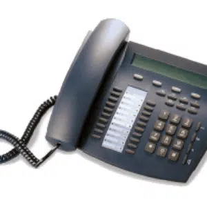 TELEFONO POSTO OPERATORE CON DISPLAY E VIVAVOCE NERO