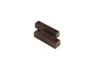 CONTATTO MAGNETICO A VISTA IN PLASTICA MARRONE CON TERMINALI