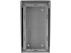 SCATOLA DA PARETE IN ACCIAIO INOX PER PULSANTIERA A 2 MODULI