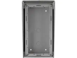 SCATOLA DA PARETE IN ACCIAIO INOX PER PULSANTIERA A 2 MODULI