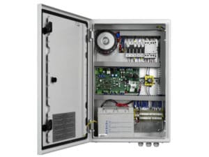 CENTRALE DI COMANDO CON UPS PER DUE DISSUASORI H 800