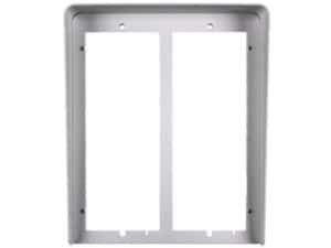 VISIERA IN ALLUMINIO PER PULSANTIERA CON 4 MODULI SU 2 FILE