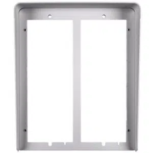 VISIERA IN ALLUMINIO PER PULSANTIERA CON 4 MODULI SU 2 FILE