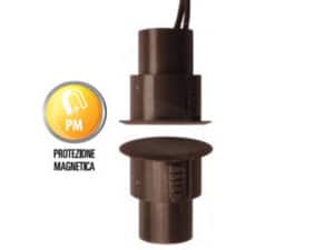 CONTATTO MAGNETICO ANTIMASCHERAMENTO DA INCASSO IN PLASTICA