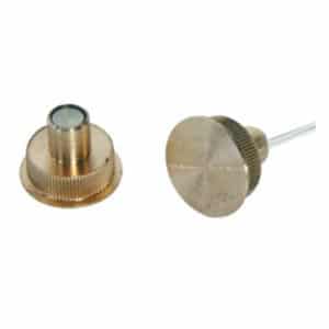 CONTATTO MAGNETICO DA INCASSO IN OTTONE PER SERRAMENTI IN