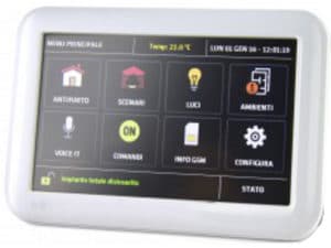 TASTIERA SERIALE TOUCH SCREEN 5 POLLICI CON GUIDA VOCALE