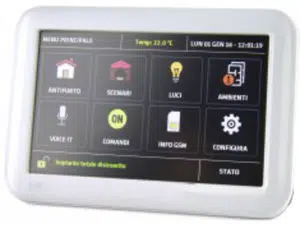 TASTIERA SERIALE TOUCH SCREEN 5 POLLICI CON GUIDA VOCALE