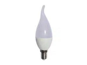 LAMPADINA LED A COLPO DI VENTO TRASLUCIDA E14