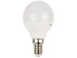 LAMPADINA LED A SFERA TRASLUCIDA E14 LUCE CALDA 6W 220V