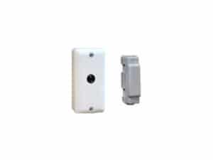 SENSORE DI VIBRAZIONE PLASTICO BIANCO DA ESTERNO CON