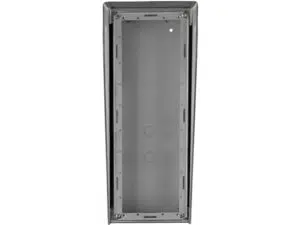 SCATOLA DA PARETE IN ACCIAIO INOX PER PULSANTIERA A 3 MODULI