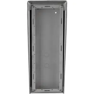 SCATOLA DA PARETE IN ACCIAIO INOX PER PULSANTIERA A 3 MODULI