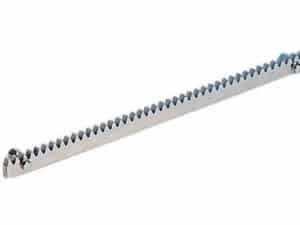 CREMAGLIERA ZINCATA 30x12x1000 mm MODULO M4 CON DISTANZIALI