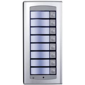 TARGA DA PARETE DIGITALE PREDISPOSTA PER 8 PULSANTI DI