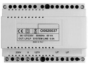 alimentatore piu' drive per videocitofoni serie "duo"