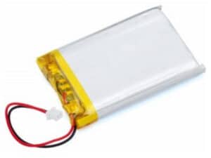 batteria litio 3v 550mah connettore rapido