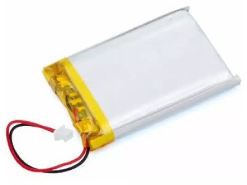 batteria litio 3v 550mah connettore rapido